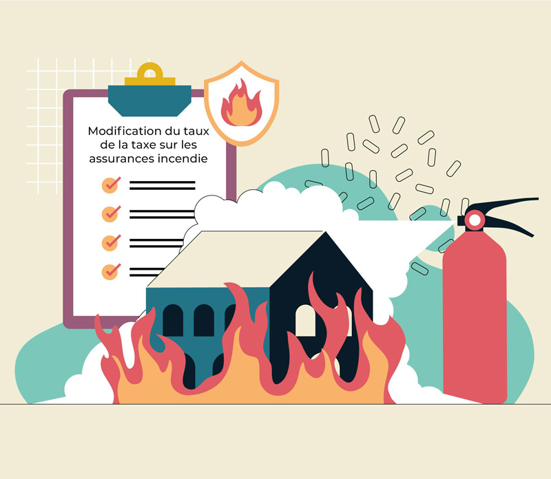 Changement du taux de taxe sur les assurances incendie : ce qui évolue pour vos contrats professionnels